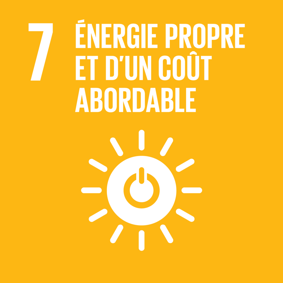 ODD 7 — Énergie propre et d'un coût abordable